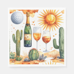 Golf in Arizona  Servietten