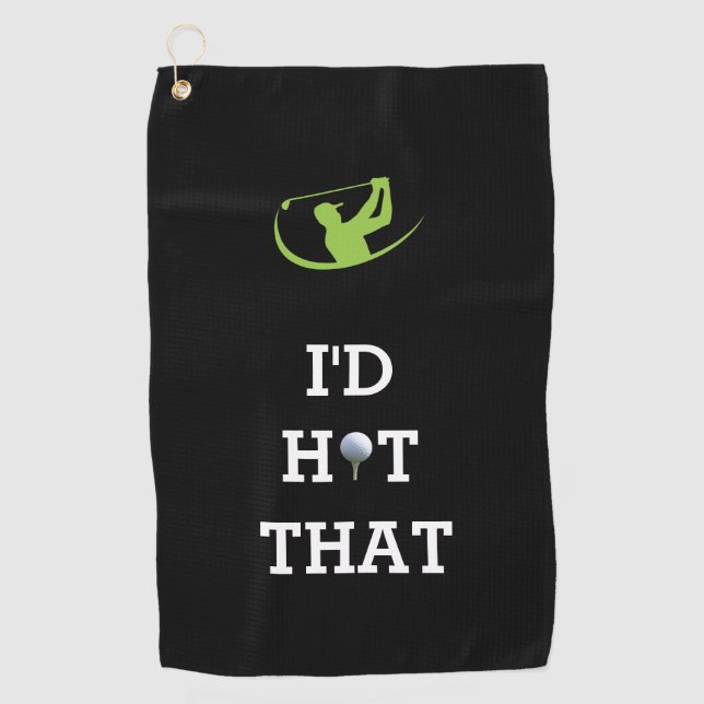 Golf in Comfort mit Personalisierten Handtüchern Golfhandtuch (Vorderseite)