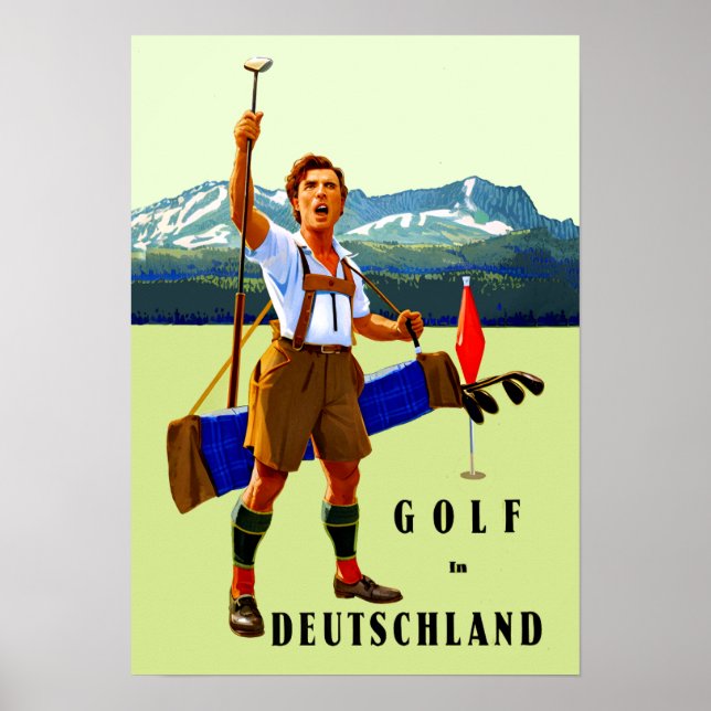 Golf in Deutschland Poster (Vorne)