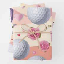 Golf in rosa Thema für Lady Golfer