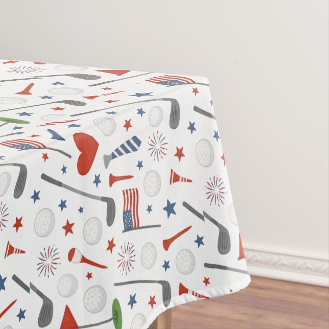 Golf Independence Day 4. Juli Party American Tischdecke (Beispiel)