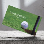 Golf Instructor Hole in One Professional Sport Visitenkarte<br><div class="desc">Golf Instructor Hole in One Professional Sport Business Cards.</div>