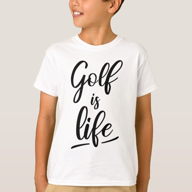 Golf is life T-Shirt (Vorderseite)
