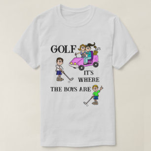 Golf ist dort, wo die Jungen T - Shirt sind