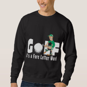 Golf ist es ein Vorderbuchstabe-Wort-T - Shirt