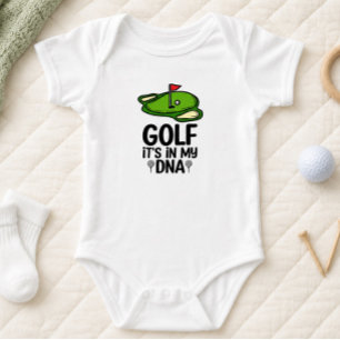 Golf ist es in meiner DNA für Golfer Baby Strampler