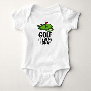 Golf ist es in meiner DNA für Golfer Baby Strampler