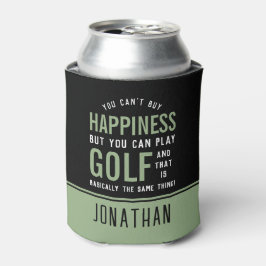 Golf ist Glück Funny Golf Lover Geschenk Dosenkühler