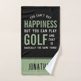 Golf ist Glück Funny Golf Lover Geschenke Handtuch
