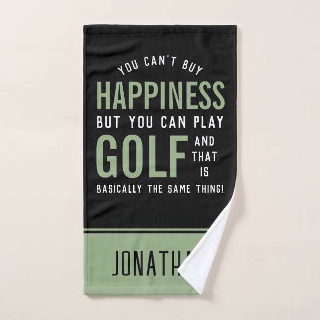 Golf ist Glück Funny Golf Lover Geschenke Handtuch (Handtuch)