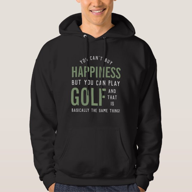 Golf ist Glück Funny Golf Lover Geschenke Hoodie (Vorderseite)