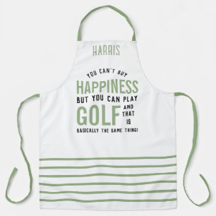Golf ist Glück Funny Golf Lover Geschenke Schürze