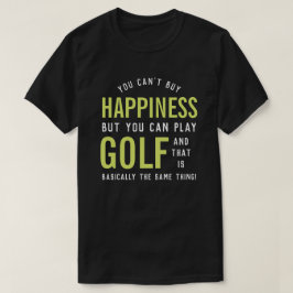 Golf ist Glück Funny Golf Lover Geschenke T-Shirt