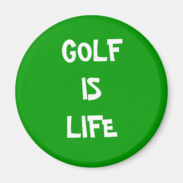 GOLF IST LEBEN MAGNET (Vorne)