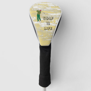 GOLF ist LIFE, Golfer, Club, Golf Quote Headcover