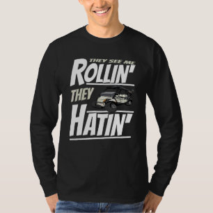 Golf ist lustig, sie sehen mich rollen, sie hassen T-Shirt