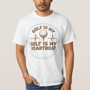 Golf ist mein Herzschlag T-Shirt