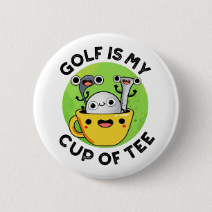 Golf ist mein T-Shirt Funny Golf Pun Button
