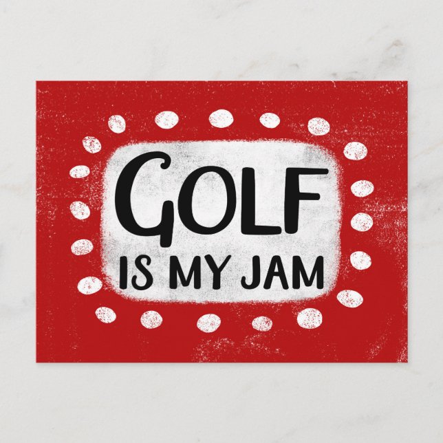 Golf ist meine Postkarte (Vorderseite)