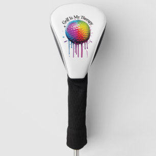 Golf ist meine Therapie Funny Golf Headcover