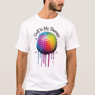 Golf ist meine Therapie   Funny Golf T-Shirt