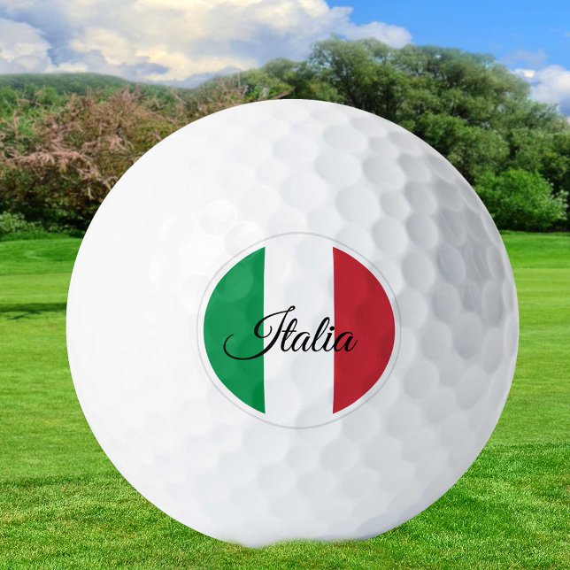Golf Italien & Italienische Flagge / Golf Ball (Von Creator hochgeladen)