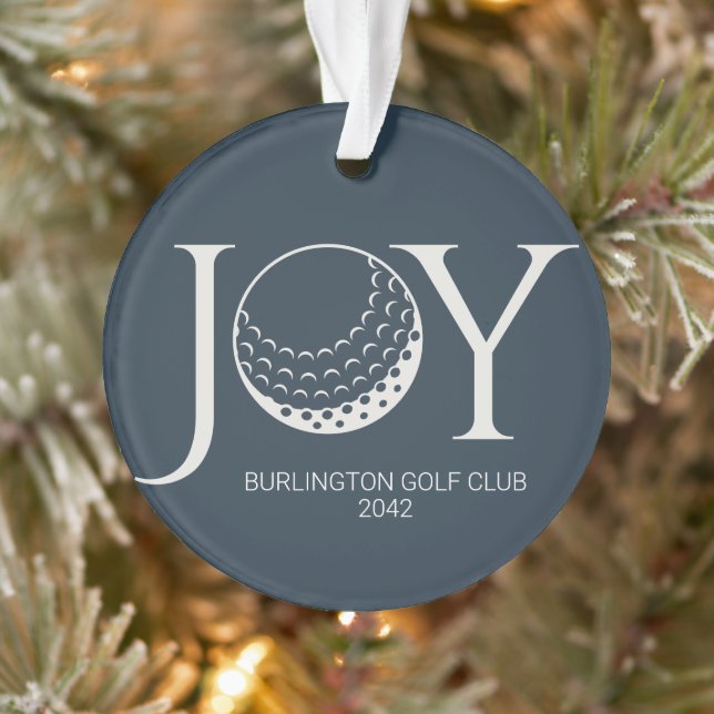 Golf Joy & Peace Christmas Ornament (Baum)