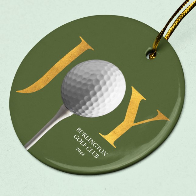 Golf Joy & Peace Christmas Ornament (Von Creator hochgeladen)