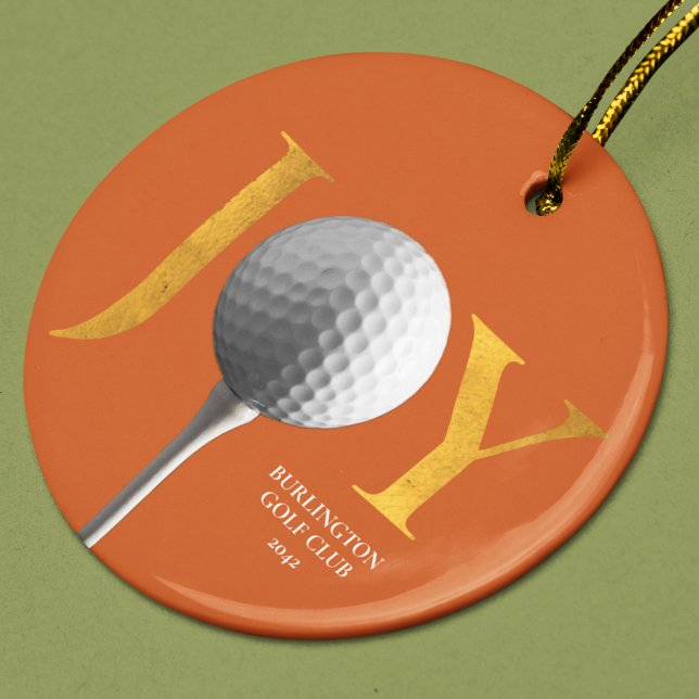 Golf Joy & Peace Christmas Ornament (Von Creator hochgeladen)