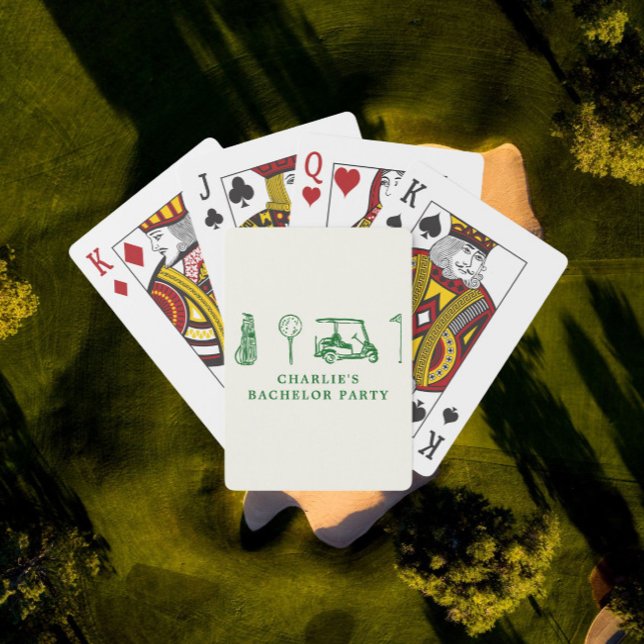 Golf-Junggesellenabschied Spielkarten (Von Creator hochgeladen)