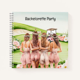 Golf Junggesellinnenabschied für Golfer Notizbuch