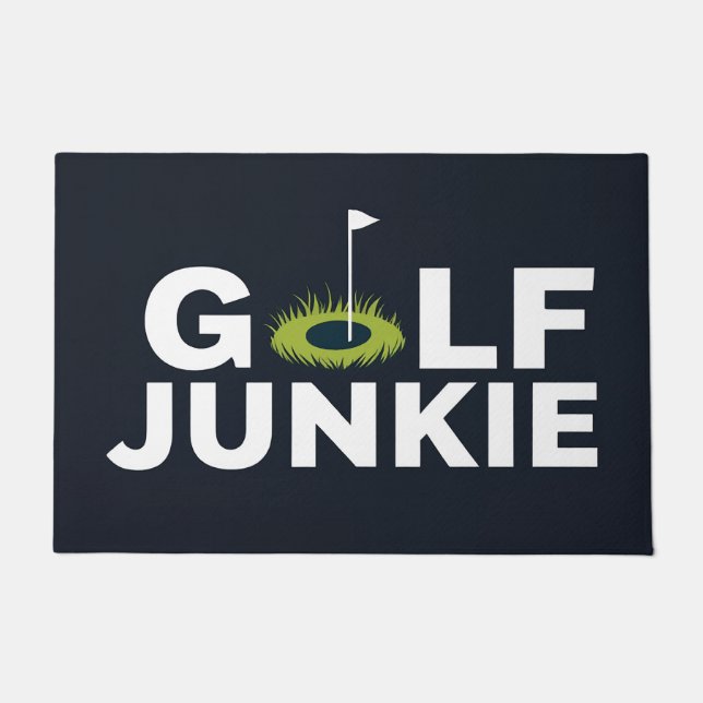 Golf Junkie Niedlich Cool Fußmatte (Vorderseite)