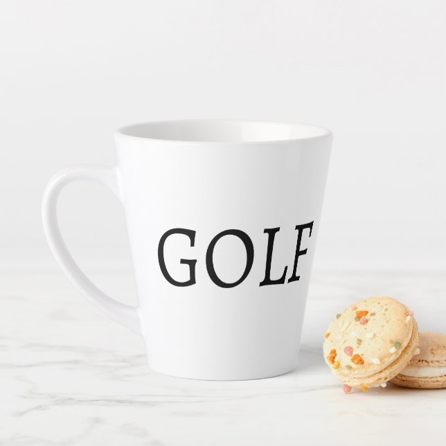 GOLF-KAFFEE-TEE Latte-Becher Milchtasse (Beispiel)