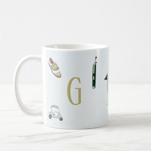 Golf Kaffeetasse (Links)