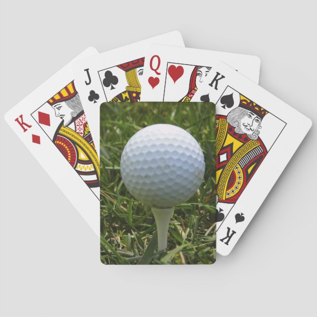 Golf-Kartenstapeles Spielkarten (Rückseite)