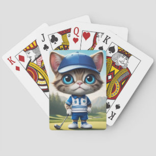 Golf Katze Spielkarten
