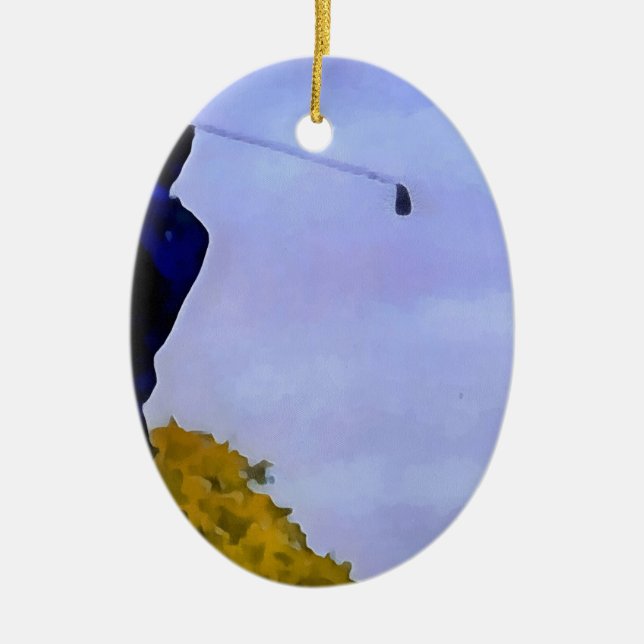 Golf Keramikornament (Vorne)