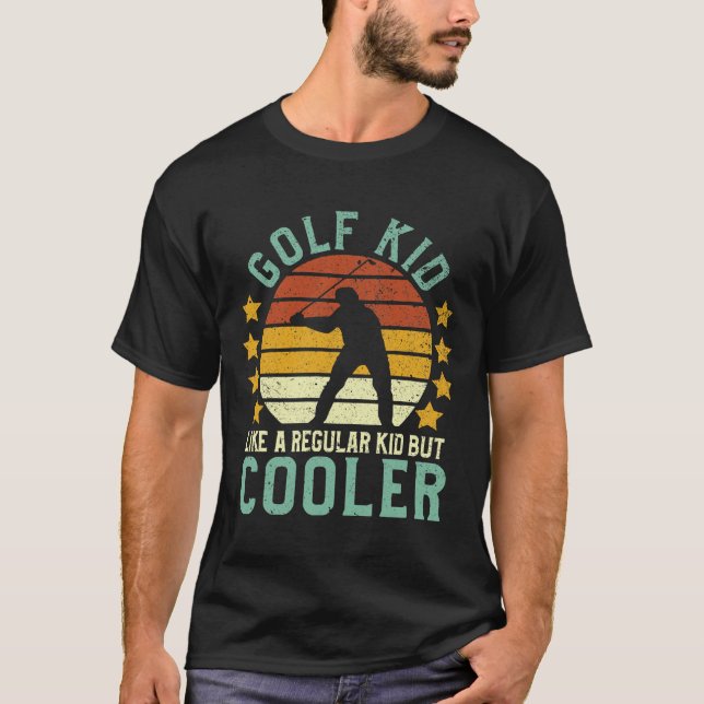 Golf Kids Funny Young Golfer _ Golfer Lover Gesche T-Shirt (Vorderseite)