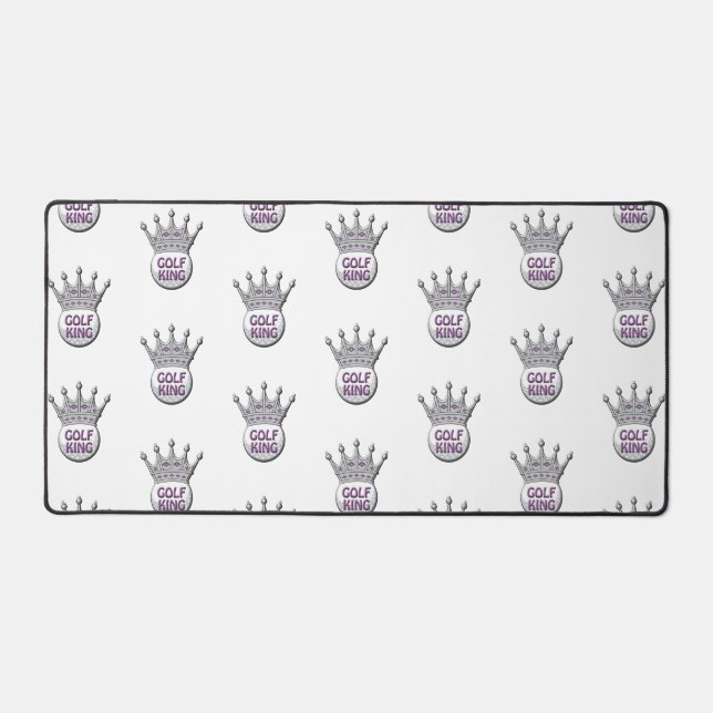Golf King Father's Day Dadism Geschenk Schreibtischunterlage (Vorderseite)
