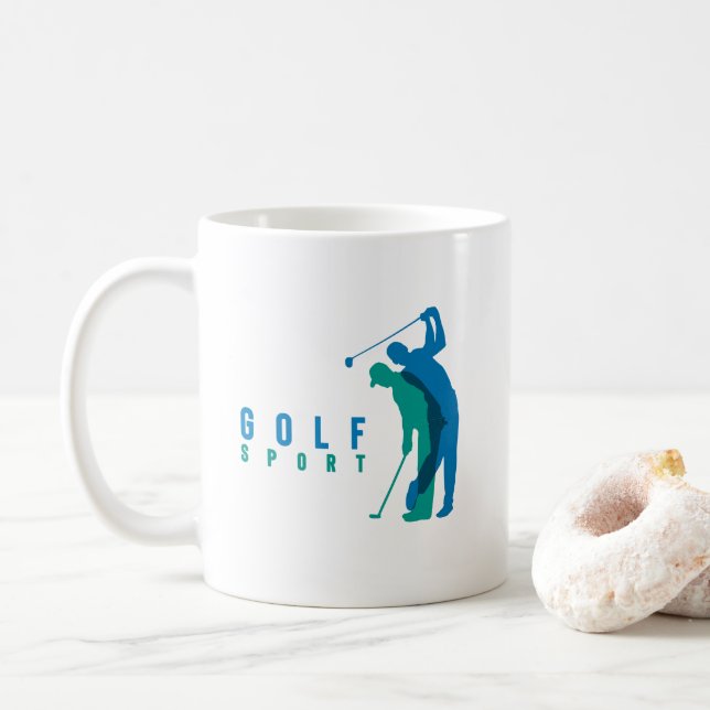 Golf | Klassische Tasse #11 (Mit Donut)