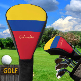 Golf Kolumbien & Kolumbien Flagge /Golf Clubs Abde Golf Headcover