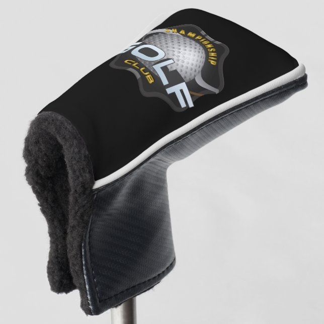 Golf | Kopfbedeckung für den Golf Putter Golf Headcover (3/4 Vorderseite)