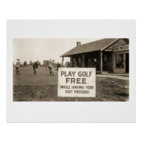 Golf kostenlos spielen (während Ihr Anzug gebügelt