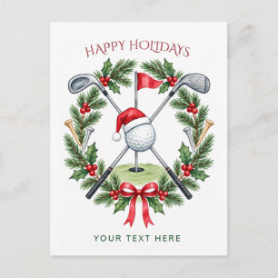 Golf Kranz Schleife Weihnachten