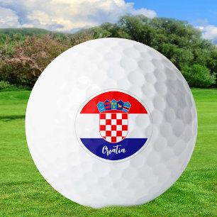 Golf Kroatien & Kroatische Flagge / Golf Ball