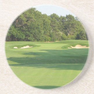 Golf-Kurs-Untersetzer Sandstein Untersetzer