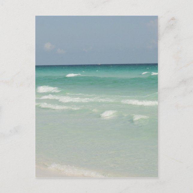 Golf Küste Foto Strand Postkarte (Vorderseite)