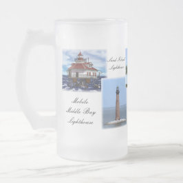 Golf-Küstenleuchttürme Mattglas Bierglas