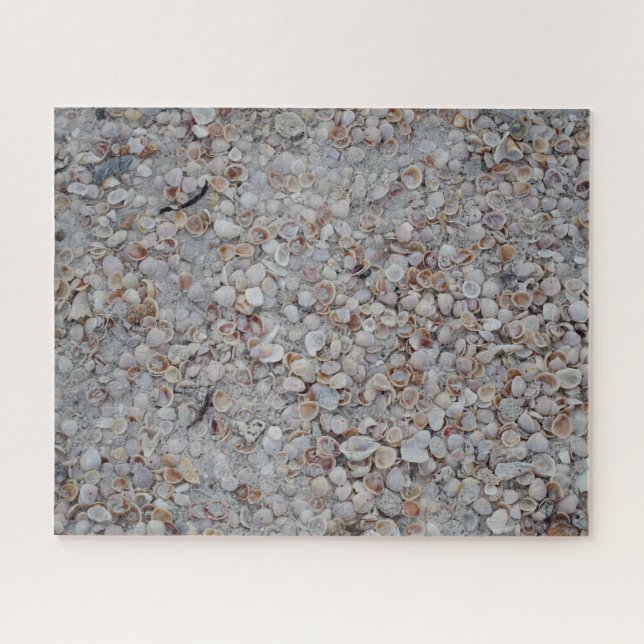 Golf-Küsteseashells-Strand-Puzzlespiel Puzzle (Horizontal)