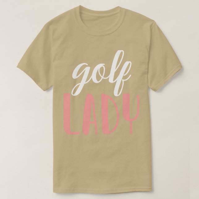 Golf Lady Golf Girl T-Shirt (Design vorne)